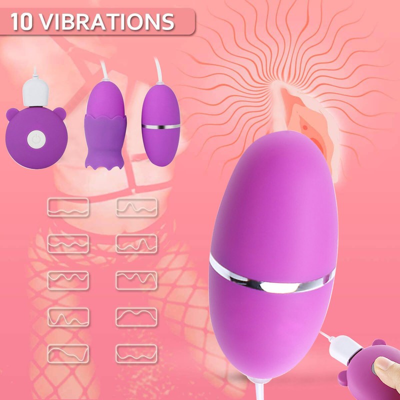 Rechargeable Licking Tongue Sucking Vibrator G-Spot Massager Sex Toy for Women gallery