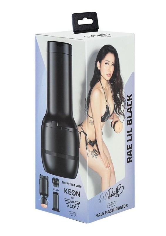 Kiiroo Feel Rae Lil Black Pussy Stroker – PBC – Vanilla