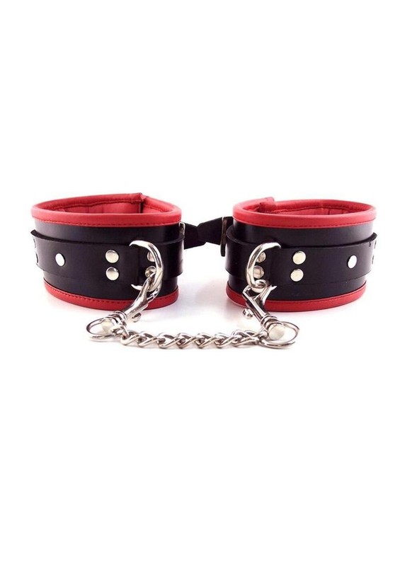 Rouge Padded Leather Adjustable Ankle Cuffs gallery
