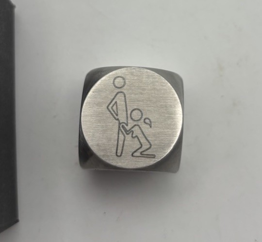 Premium Metal Adult Sex Dice Game – Stainless Steel Novelty Dice Positions gallery