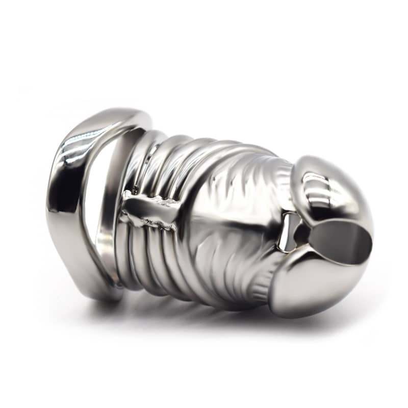 Metal Male Chastity Lock Cage Men Penis Restraint Device Bondage SM Toy and Tube gallery