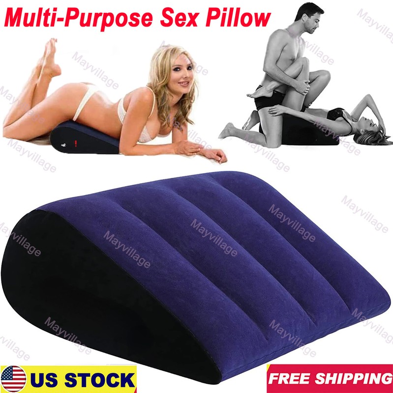 Sex Pillow Triangle Wedge Cushion Position BDSM Bondage Adult Couple Sex Toys BL