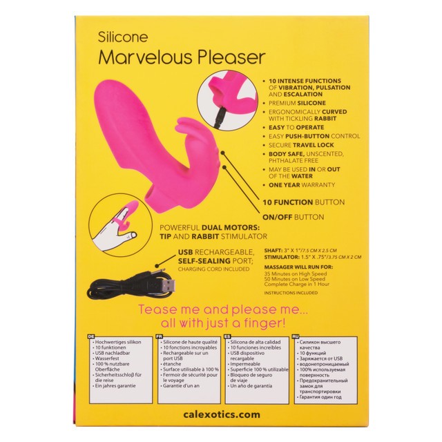 Mini Marvels Silicone Marvelous Pleaser - Clitoral G-Spot Vibrating Massager gallery