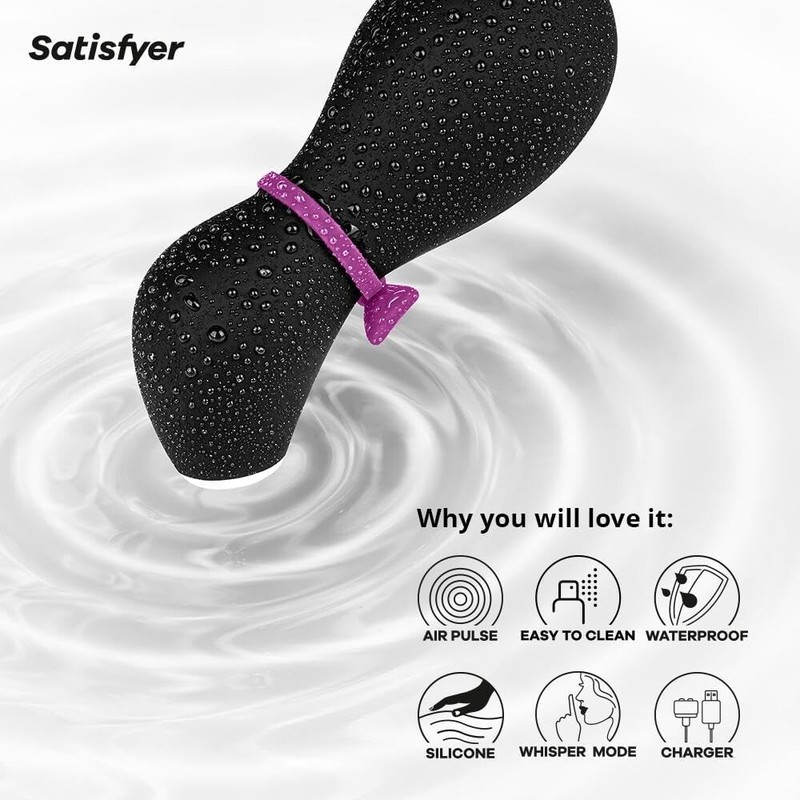 Penguin Vibrator - Luxurious Clitoral Stimulation Tool for Women (Black/White) gallery
