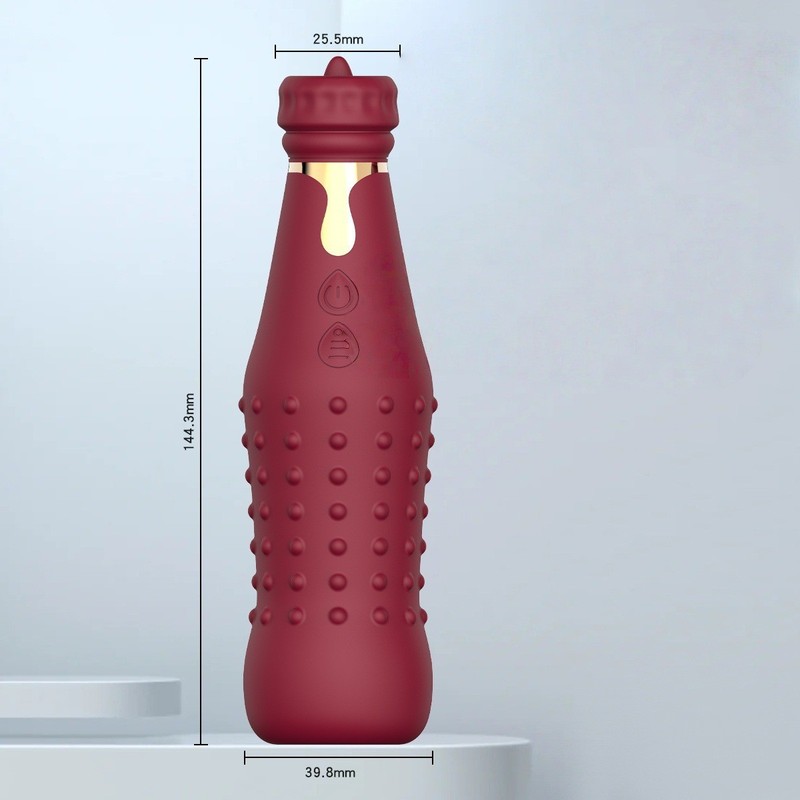 Women&rsquo;s AV double-head synthetic bottle massager for masturbation, adult product
