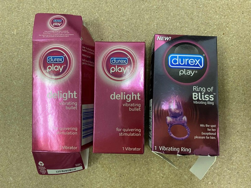 (2) Durex Play Delight Vibrating Bullet & (1) Durex Play Vibrating Ring of Bliss