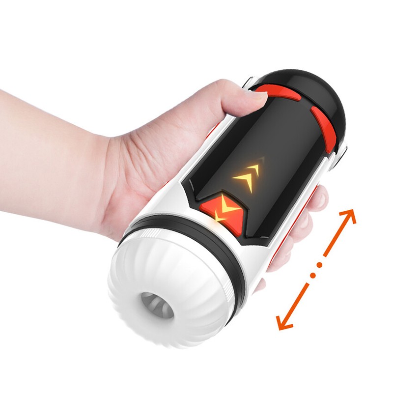 Heating Telescopic Aircraft Cup Automatic Male Masturbator Adult Sex Toy Blowjob gallery