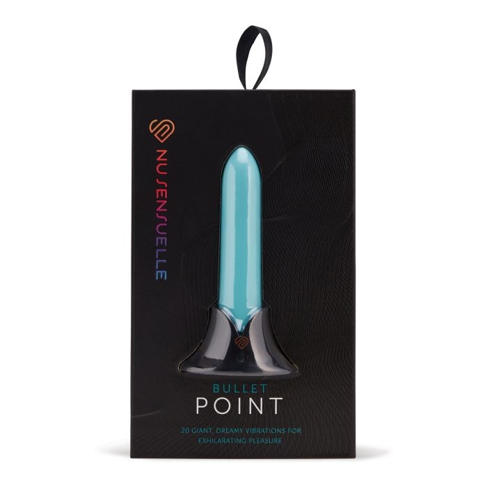 Nu Sensuelle Point Rechargeable Bullet – Teal Blue