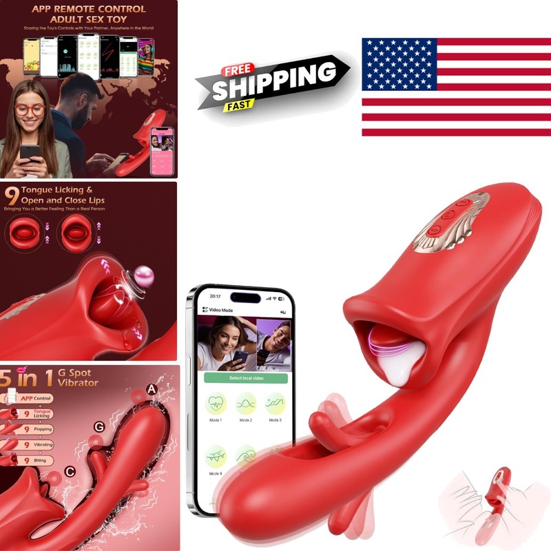 3D Textured Silicone Vibrator with 9 Licking Functions for Enhanced Stimulation