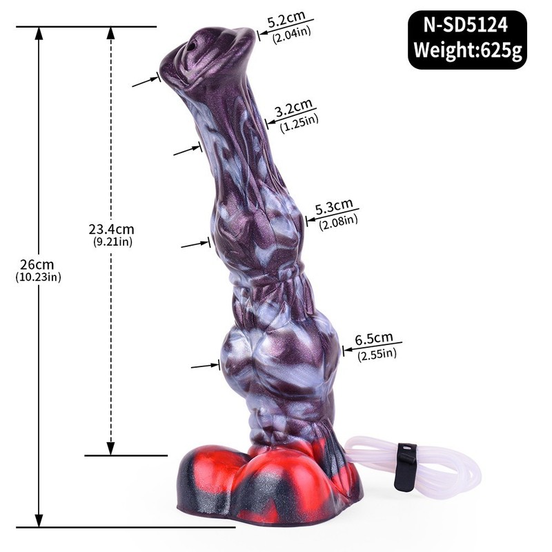 10.2" Realistic Fantasy Ejaculating Squirting Dildo that Cum Cock with Balls gallery