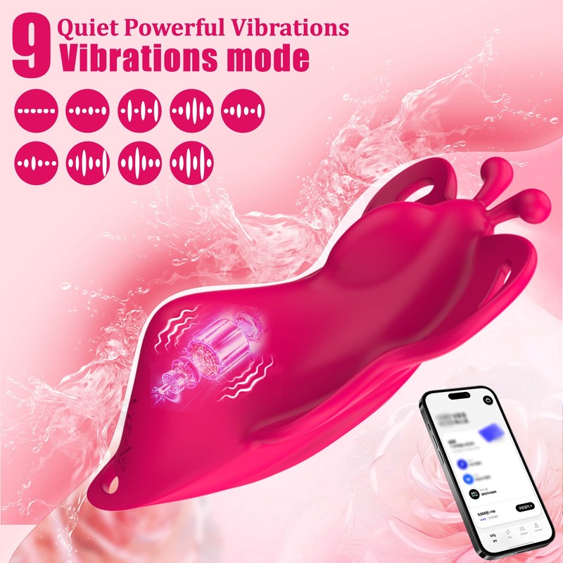 Wearable Clit Vibrator Dildo G-Spot Clitoris Massager Pants Sex Toys For Women