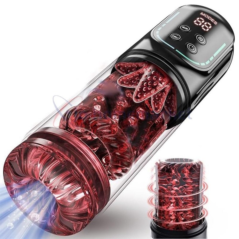 Automatic Male Masturbaters HandsFree Sucking Mastubator Cup Sex Toys for Men US
