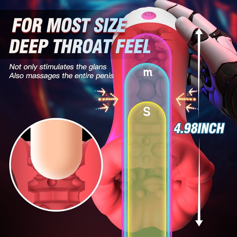 APP Control Automatic Male Mastubator Deep Throat Blowjob Masturbation Penis Cup gallery