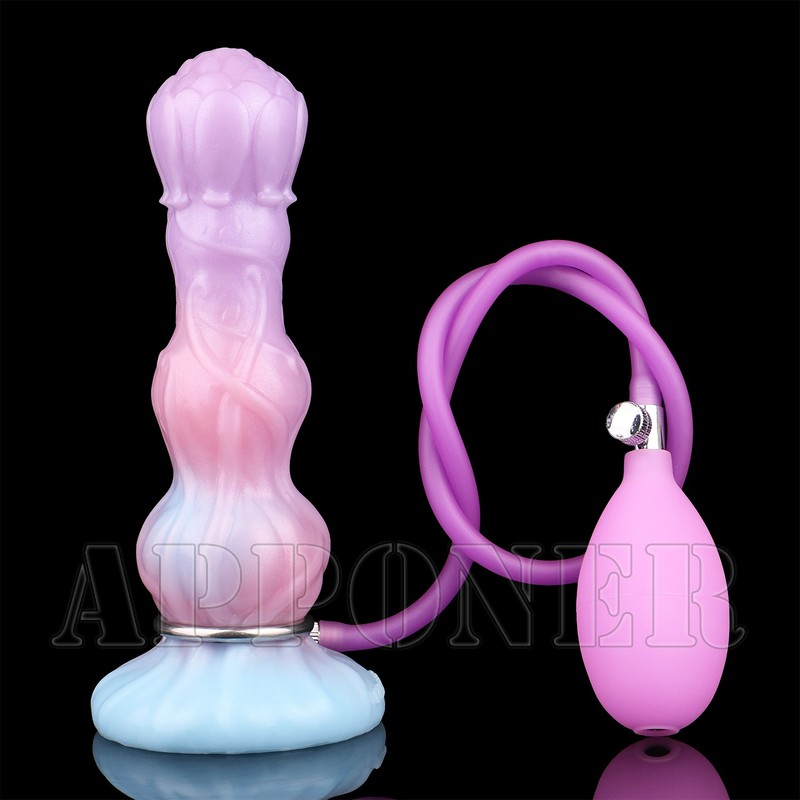 Inflatable Dildo Butt Plug Massage Big Anal Dilation Plug Monster Penis Sex Toys gallery