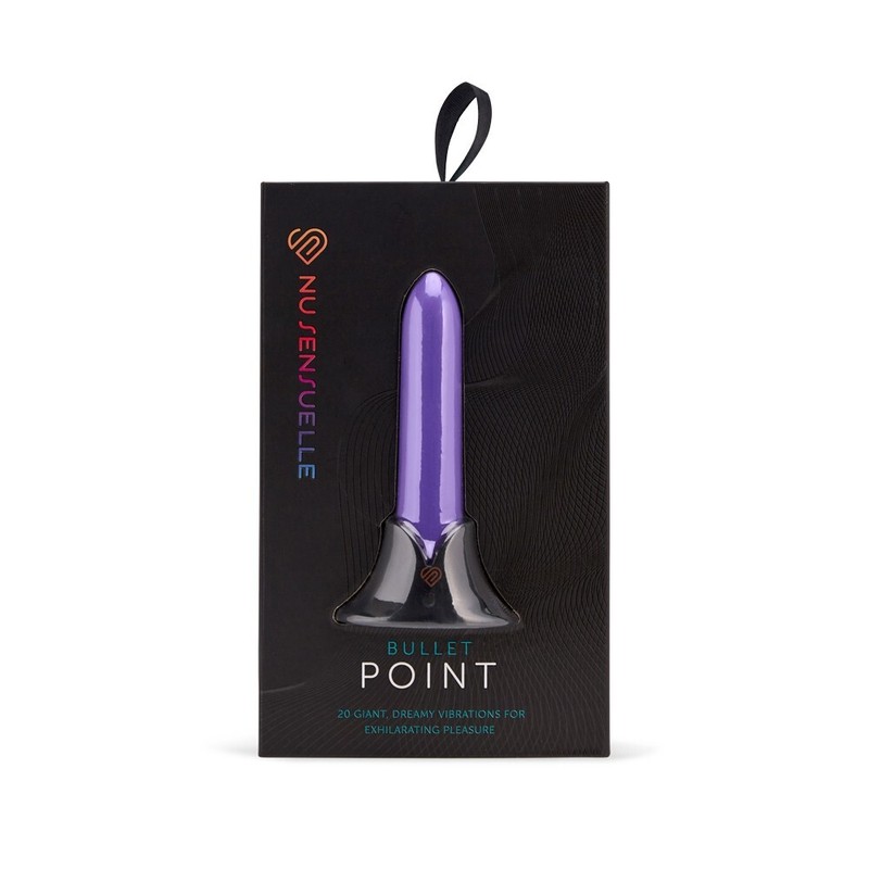 nu Sensuelle Point 20 Function Bullet Vibe Purple – Rechargeable Clit Vibrator
