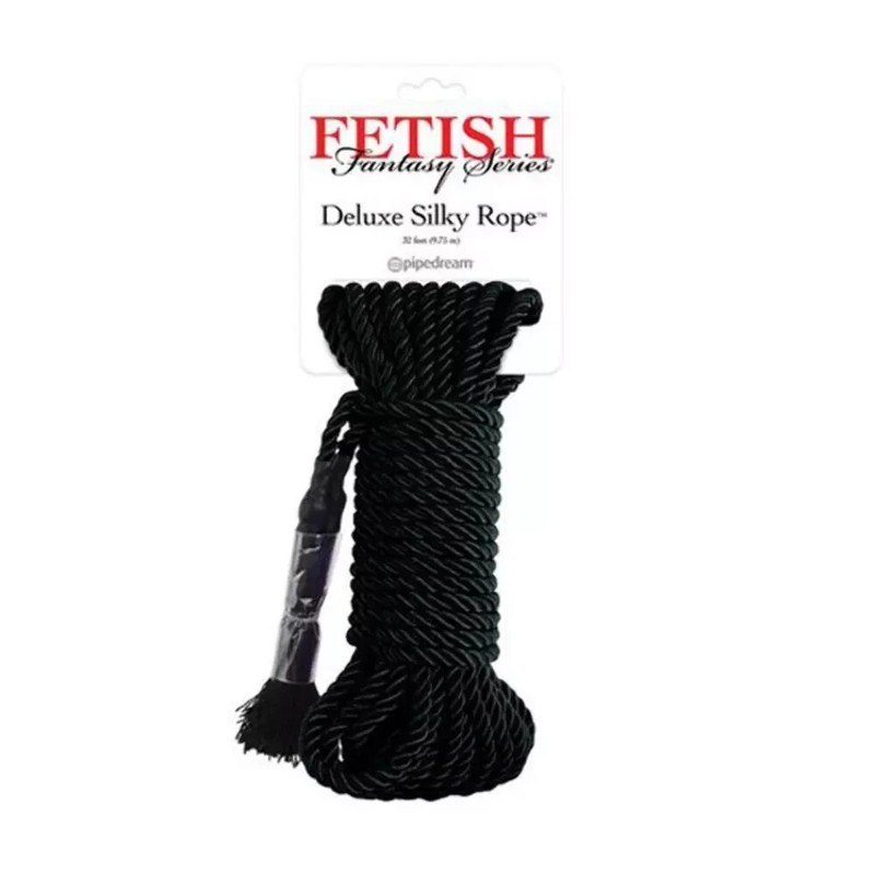 Fetish Fantasy Series Deluxe Silk Rope Black