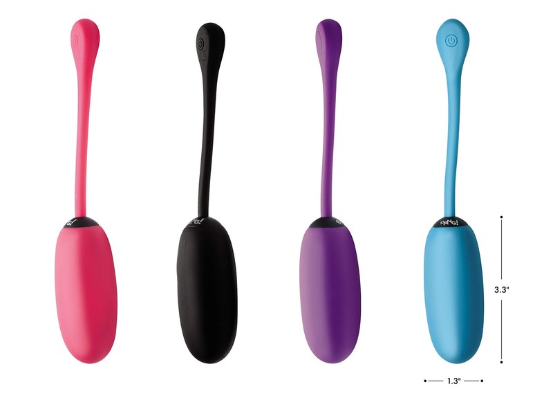Remote Control 28X Silicone Plush Egg - Black gallery