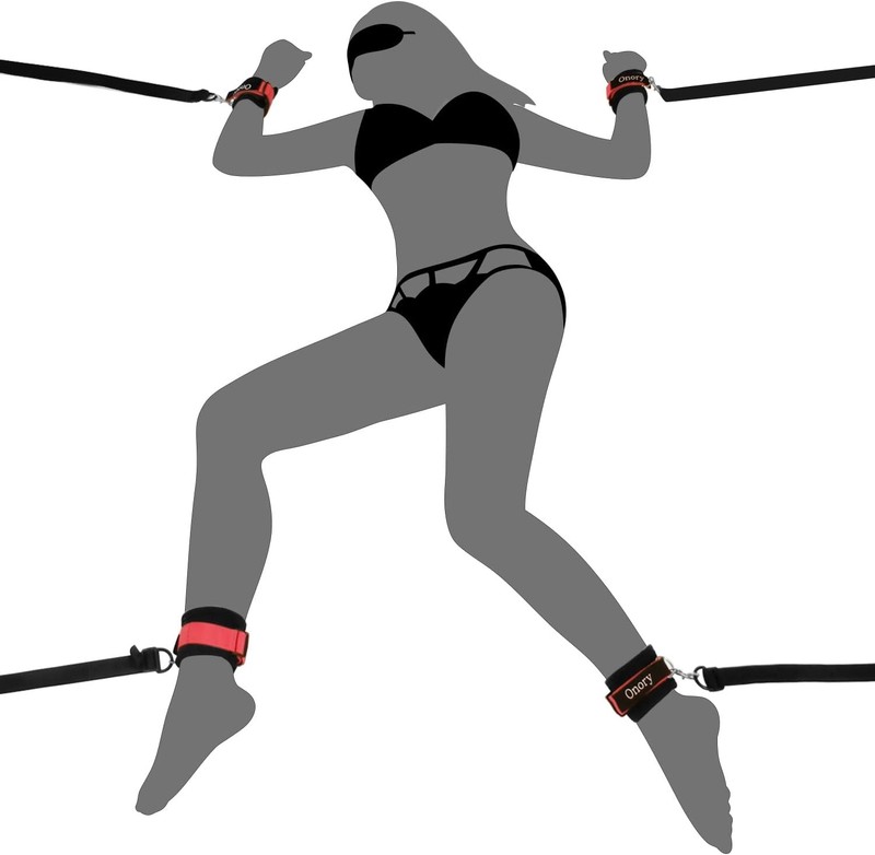 Sex Toys & Games Bondaged Kit Sex Set Eye Mask Blindfolds Soft Wrist and Ankle