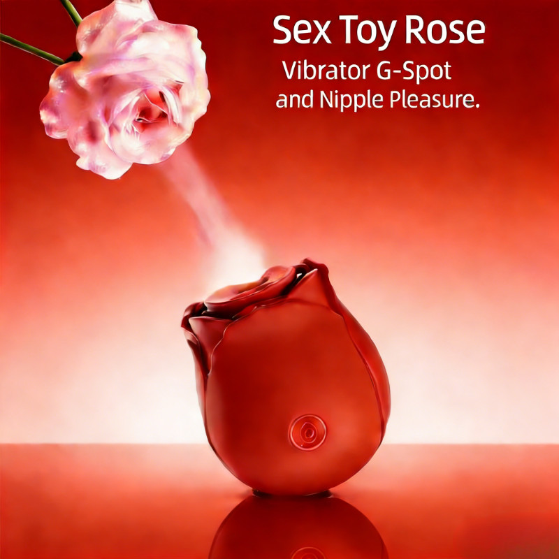 Vagina Sucking Vibrator for Women Rose Shape Intimate Good Nipple Sucker