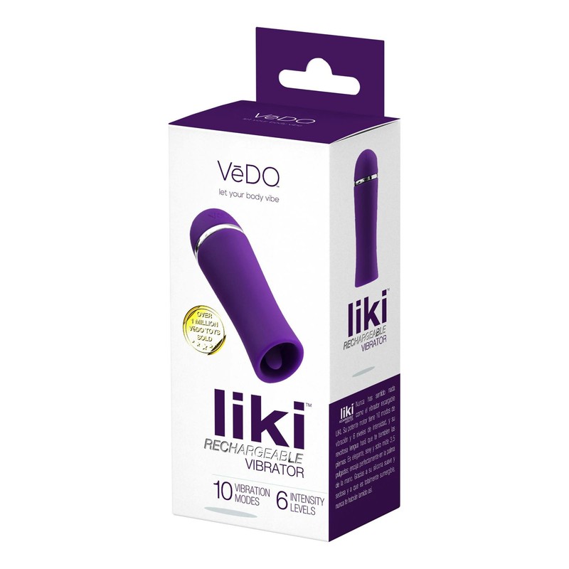 VeDO LIKI Rechargeable Flicker Vibe - Deep Purple gallery