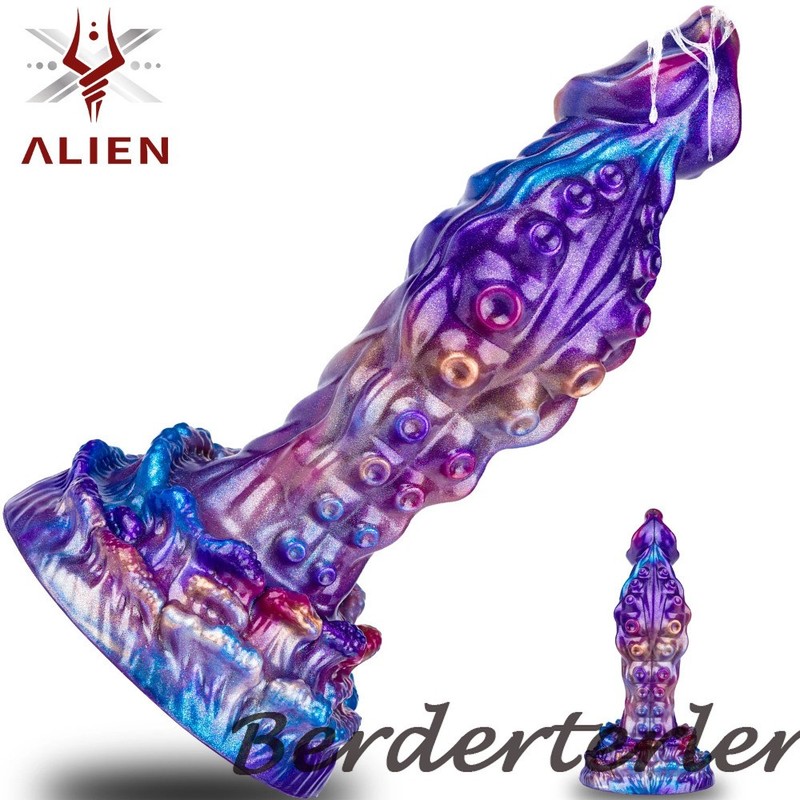 Realistic Dildo Tentacle Anal Plug Silicone with Suction Monster Dildo Sex Toys gallery