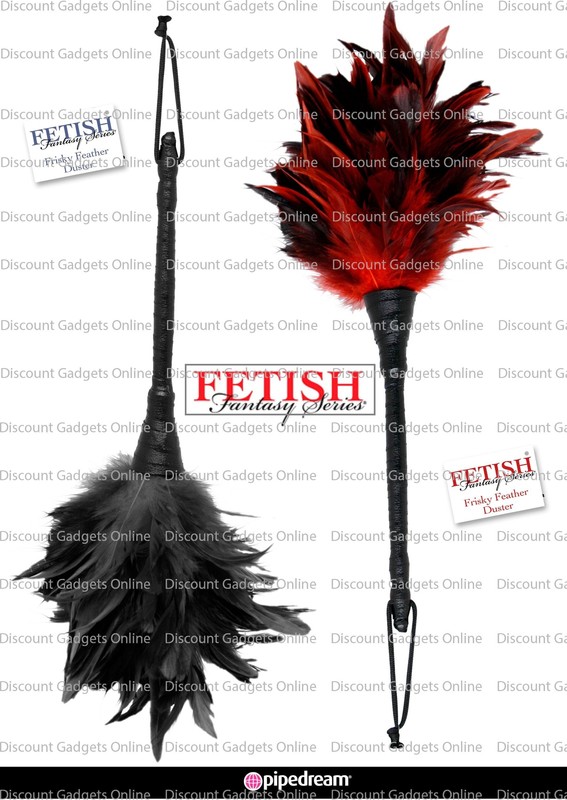 Fetish Fantasy Frisky Feather Duster Tickler Paddle Seductive Couple Forplay Fun