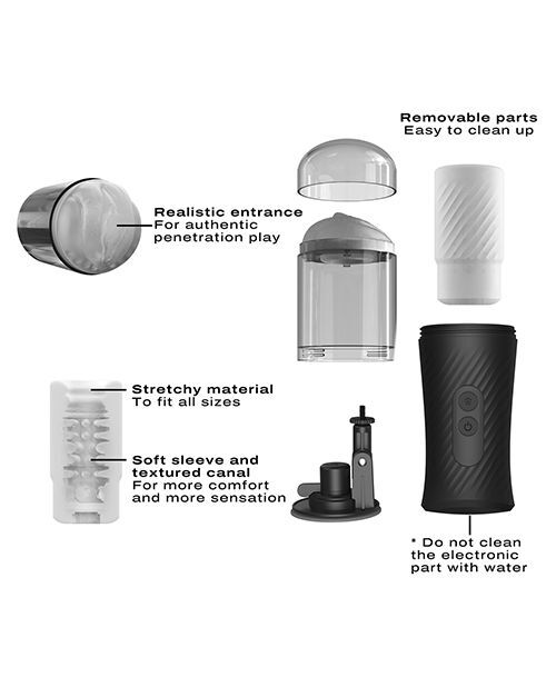 Dorcel Thrust Blow Rechargeable Thrusting vagina Masturbator Removeable Suction gallery