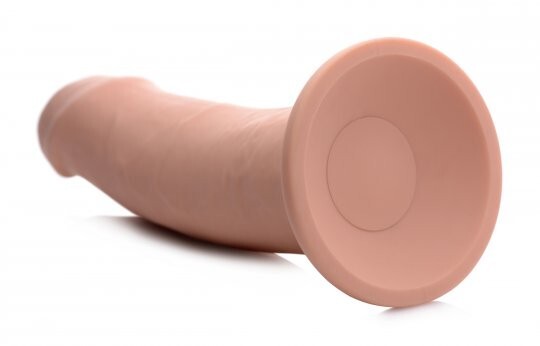 7X Inflatable and Vibrating Remote Control Silicone Dildo - 7 Inch gallery