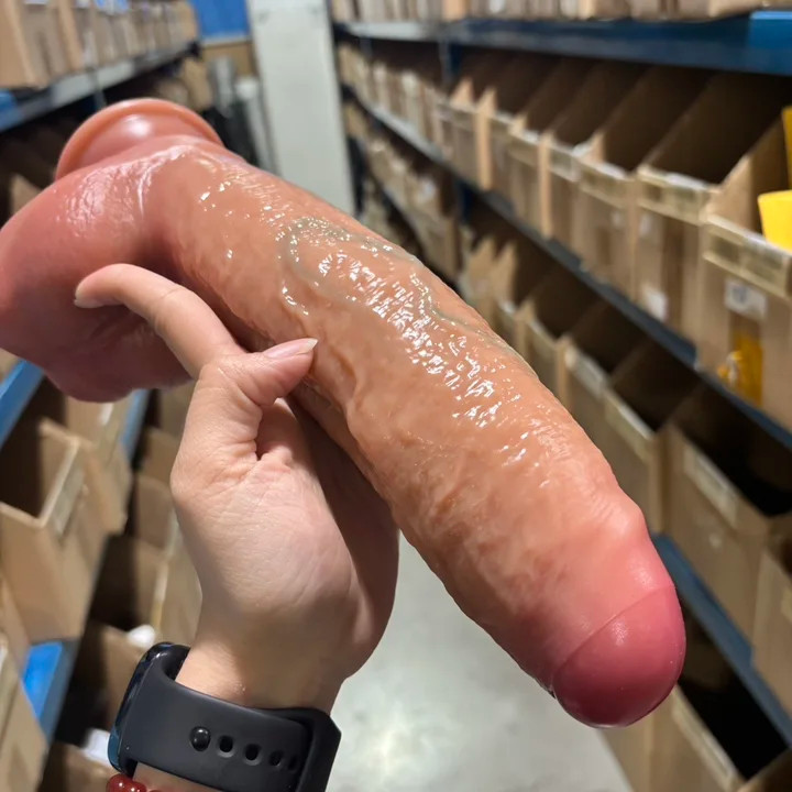 9.8" Huge Big Dildo Suction Cup Realistic Penis Dong G-spot Sex Toys Women gallery