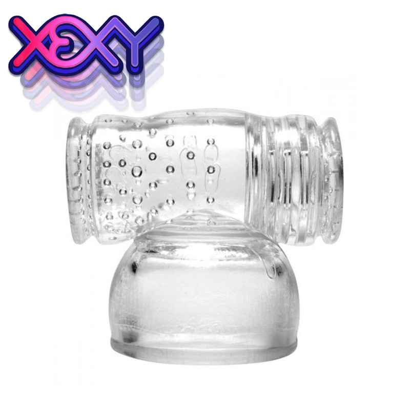 Super Stroker Men&rsquo;s Wand Masturbator Clear Attachment XEXY ADULT SEX TOY