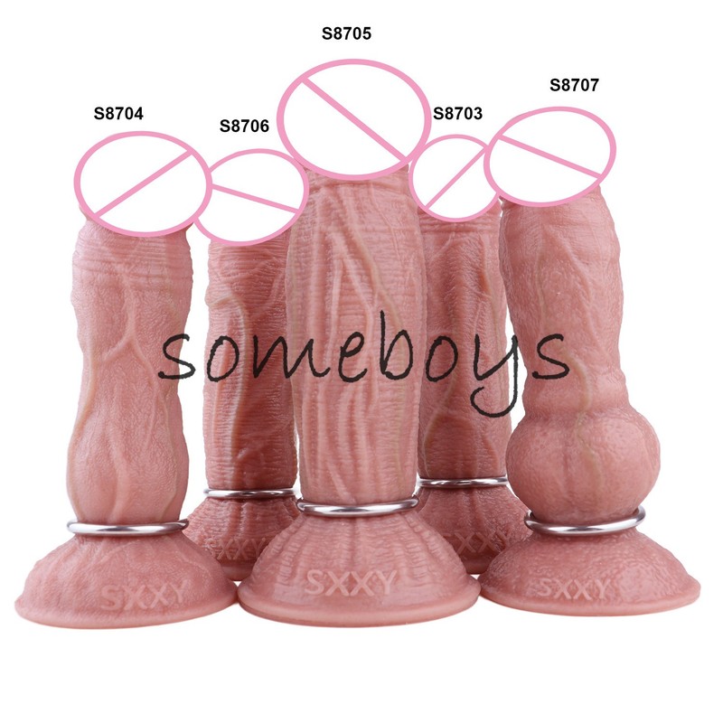 Pneumatic Ovipositor Realistic Lay Eggs Anal Dildo with 5 Eggs Butt Plug Sex Toy gallery