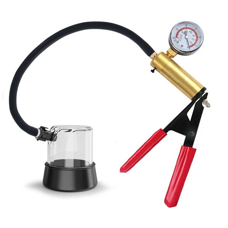 Acrylic Cylinder Male Penis Enlargement Pump Vacuum Massager Glans Exercise