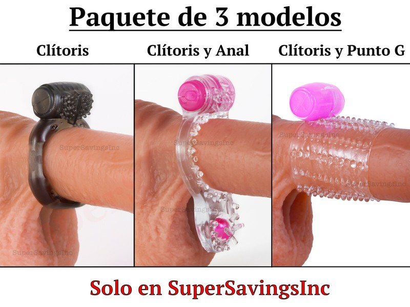 Juguete Sexuales Para El Pene de Hombre Vibrador De anillo para Mujer Clítoris