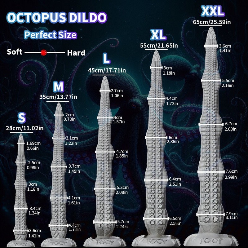 Monster Tentacle Anal Dildo Silicone Tentacle Butt Plug Super Long Fantasy Dildo gallery
