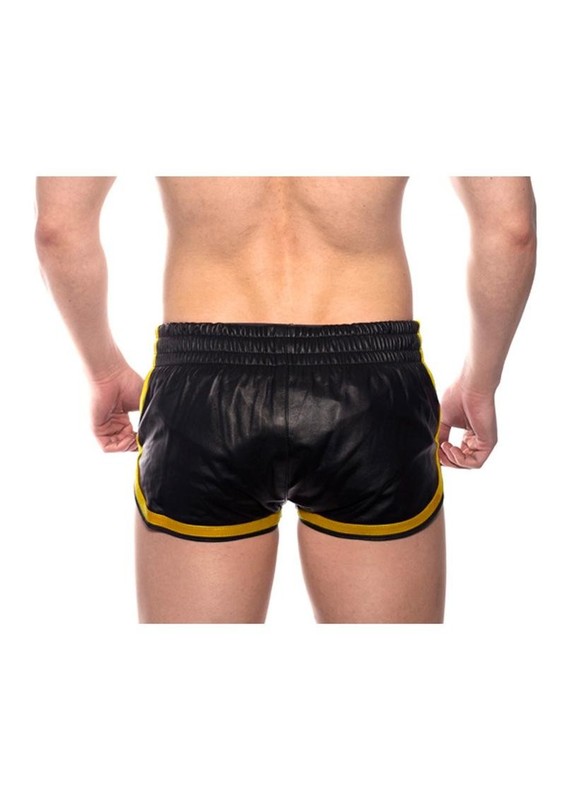 Prowler RED Leather Sport Shorts - XSmall - Black/Yellow gallery