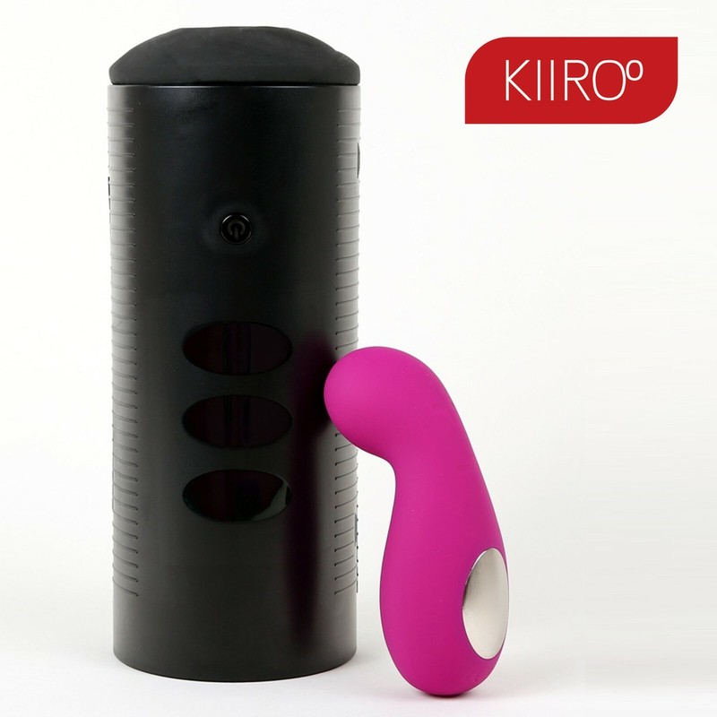 Kiiroo Titan & Cliona Couple Purple Vibrator Masturbator Set for Couple with APP
