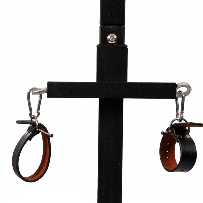 Standing Frame Bondage Cross Adjustable Straps Genital Torture Restraint Rack gallery