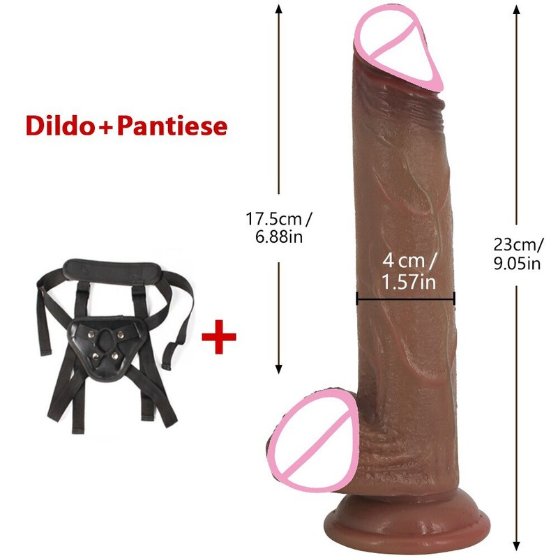 Realistic Huge Dildos Black Skin Dick with Super Long Strong Simulation Sex Toys