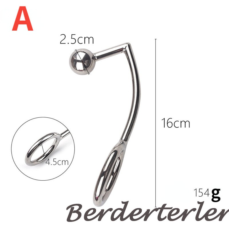 New Stainless Steel Anal Hook Metal Anal Dilator with Ball Fetish Gay & Lesbian gallery
