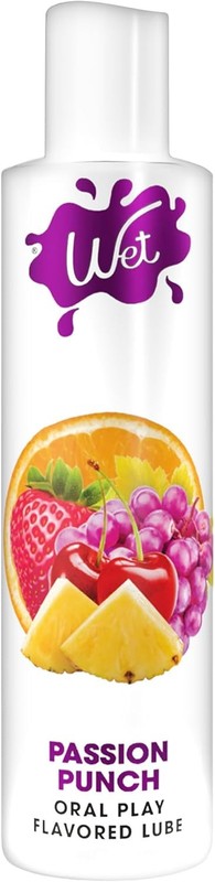 Wet Passion Punch Premium Flavored Edible Lube for Men, Women and Couples | Long