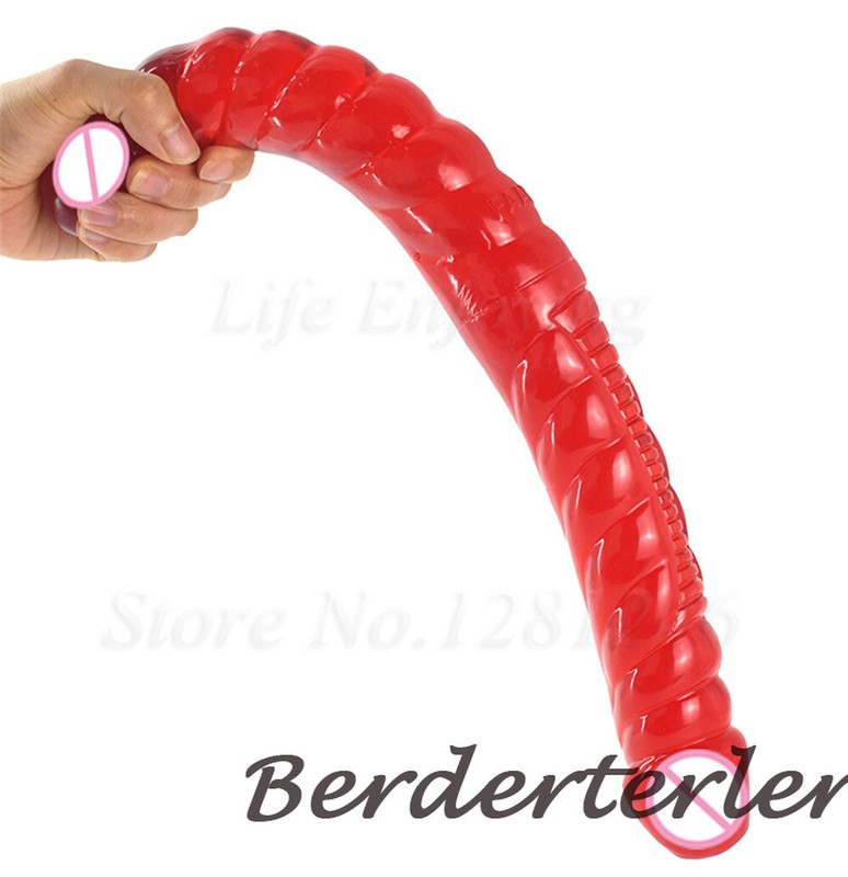 Super Large Long Dildo Sucker Fake Penis Vagina Stimulate Transparent Sex Toys gallery