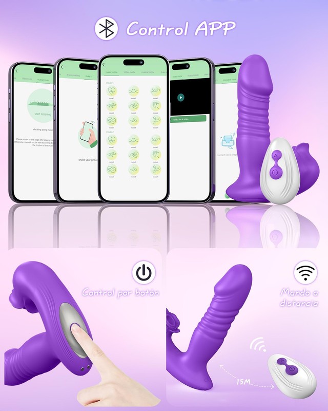 Rose Sex Toys for Women,Sucking Stimulation Vibrator with 9 Vibrating Sucker ... gallery