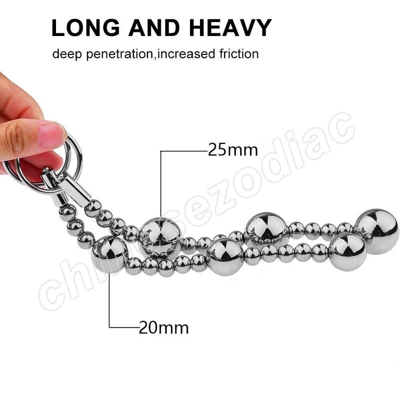 Stainless Steel Ball Anal Plug Massager Vagina G Spot Stimulate Sexy Toys gallery