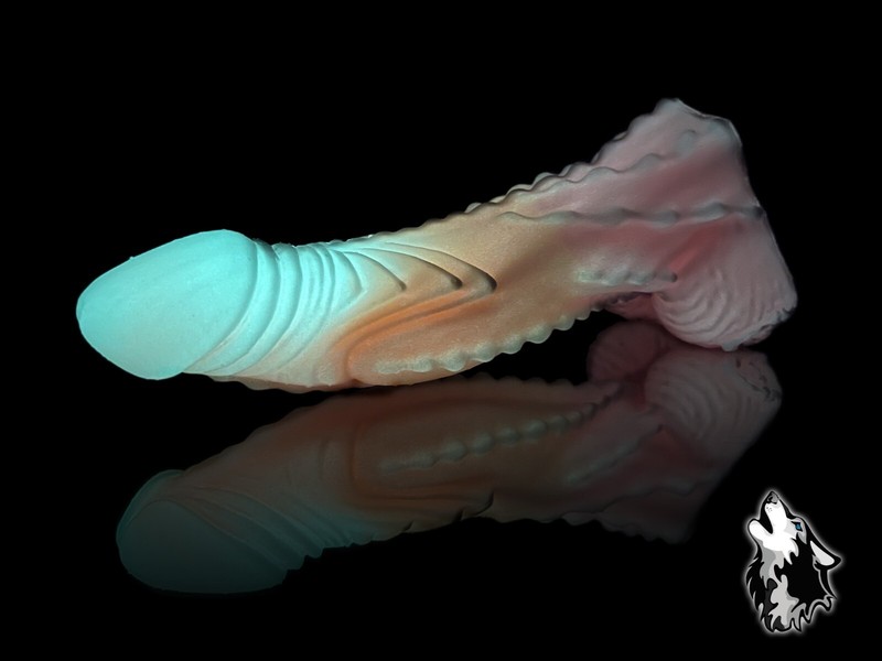 Fantasy Demon Devil Dildo 7 inch platinum silicone monster realistic sex toys gallery