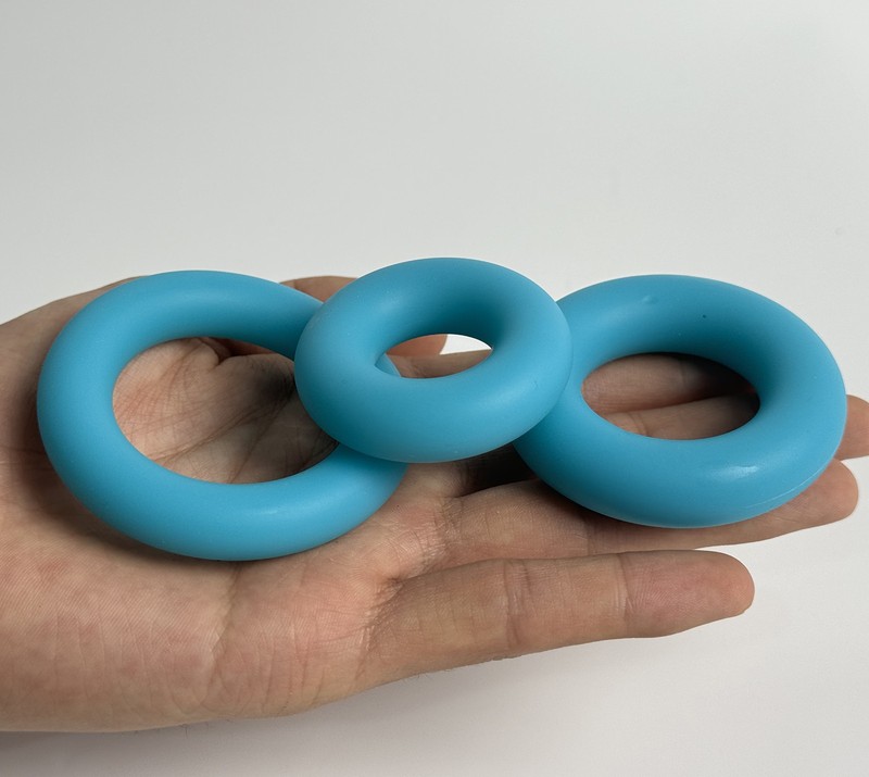 Male Thick Silicone Cock Rings Penis Sleeve Soft Stretchy Penis Ring Enhancer SM gallery