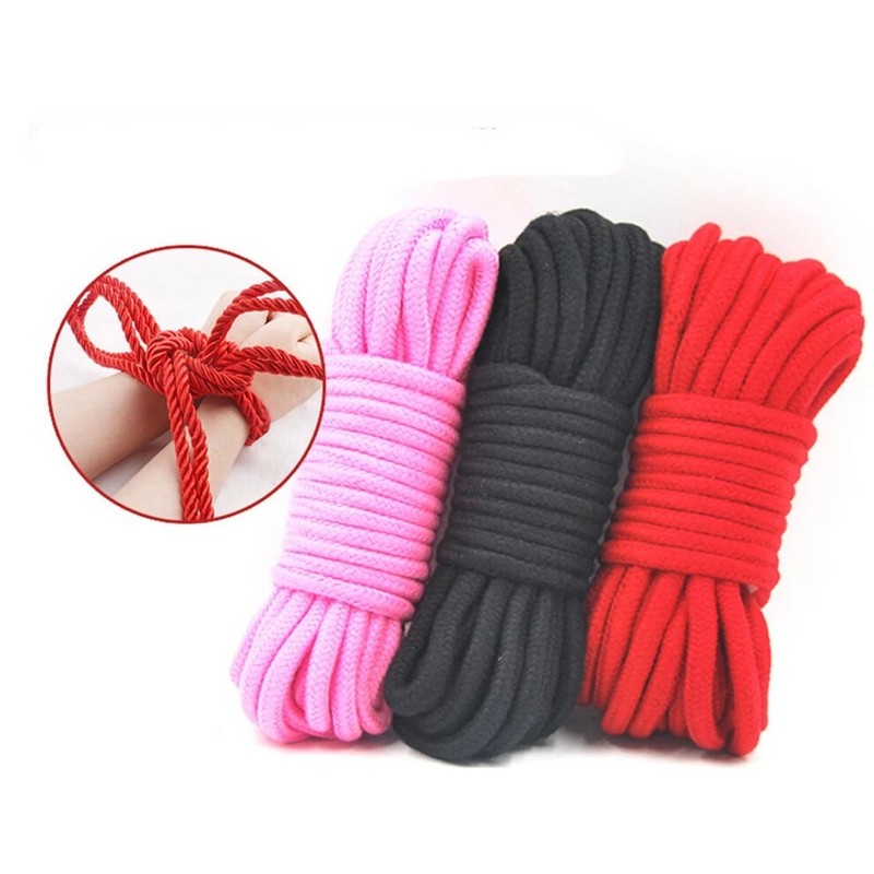 3pack Soft Cotton Rope 10m/33ft BDSM Bondage Shibari Restraint Binding Roleplay gallery