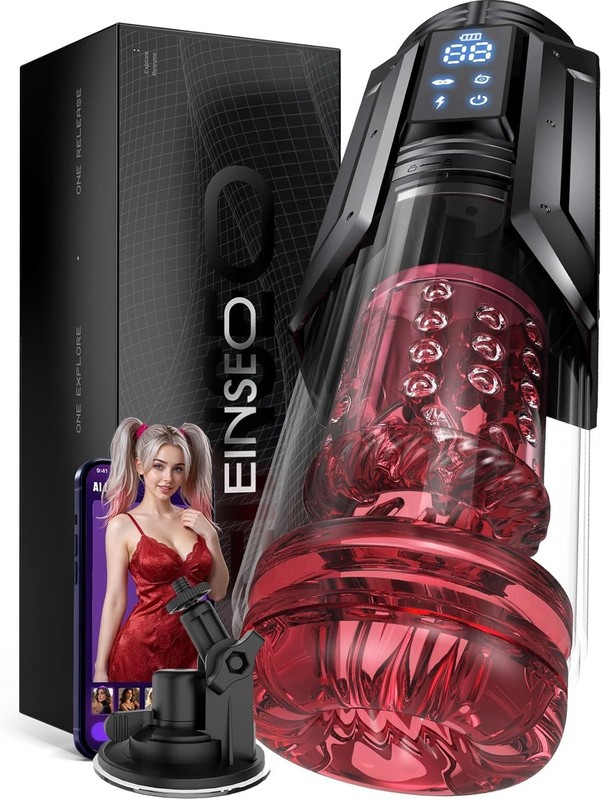 Automatic Thrusting Rotation Male Masturbator Cup Pocket Pussy Adult Sex Toys