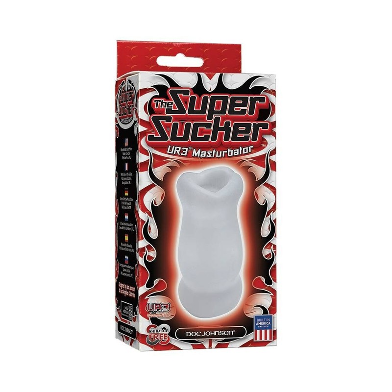 Doc Johnson Super Sucker UR3 Masturbator – Clear