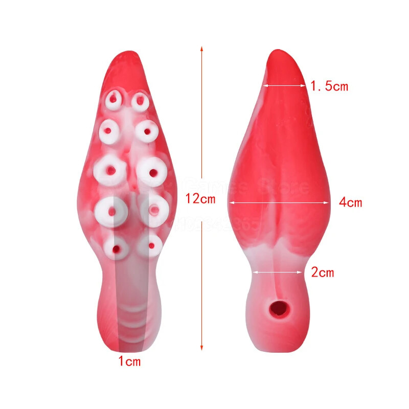 Tongue Mixed Color Finger Sleeve Vibration Stimulation Stick Tentacle Sex Toys