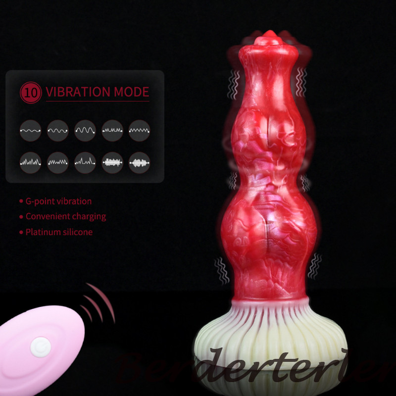 5 types Remote Control Vibrator Large Knot Monster Dildo Vibrating Penis Sex Toy gallery